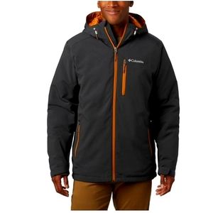 EUC: Youth Puffer Jacket, 🏆 Champion Size 12-14, Black, Grey, 🍊 Orange